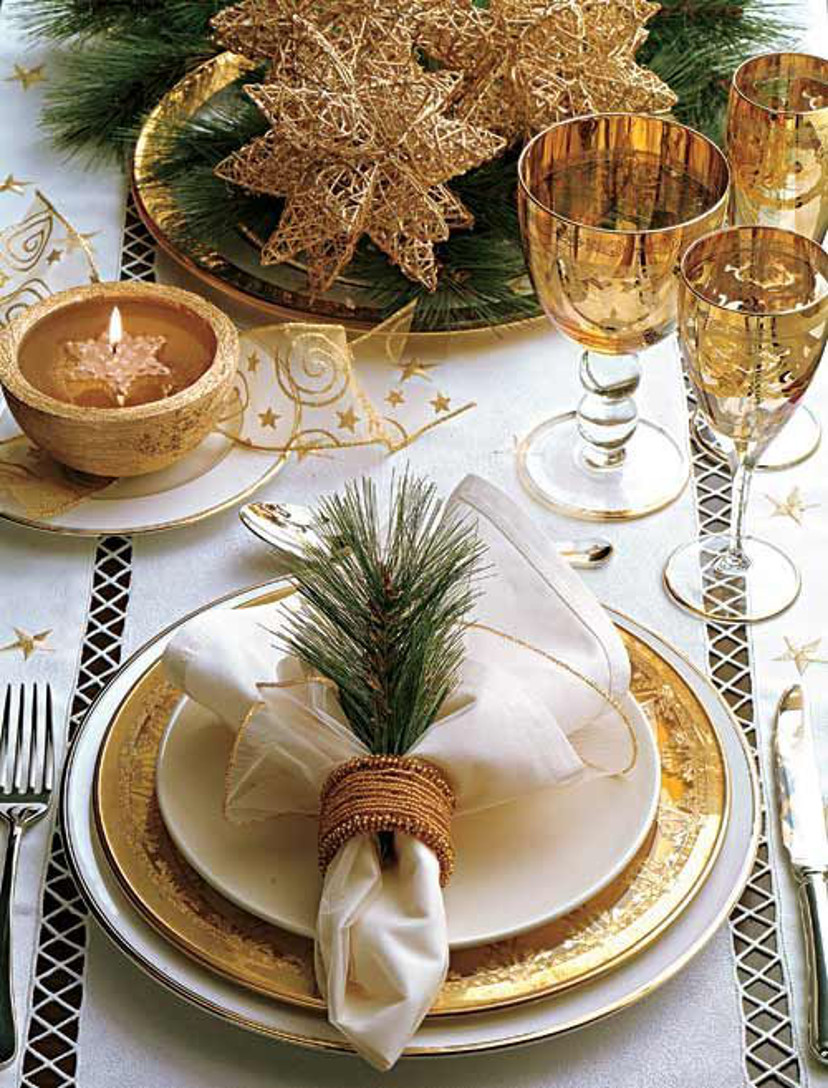 Como decorar a mesa de natal