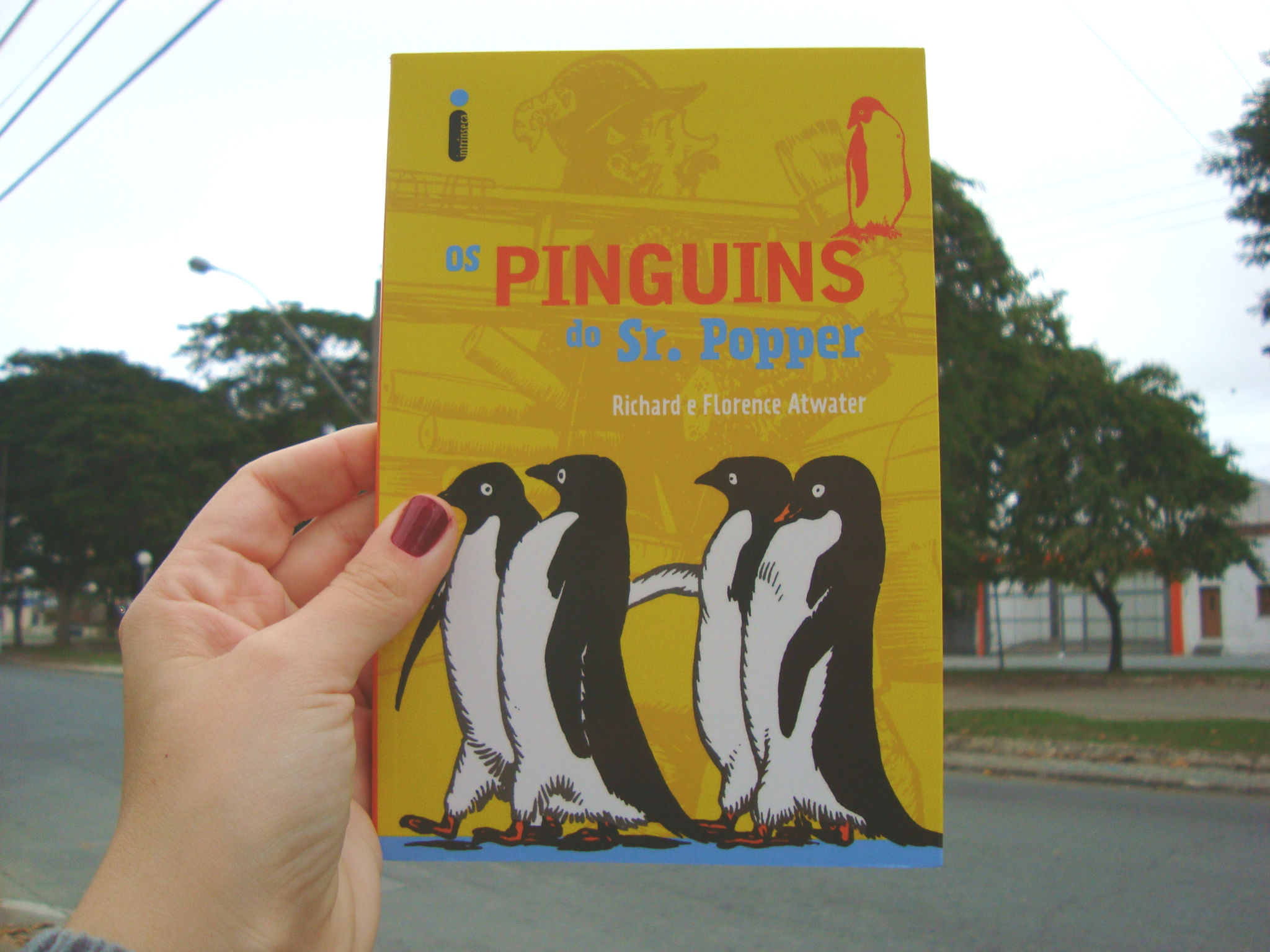 Capa do livro Os pinguins do Sr Popper