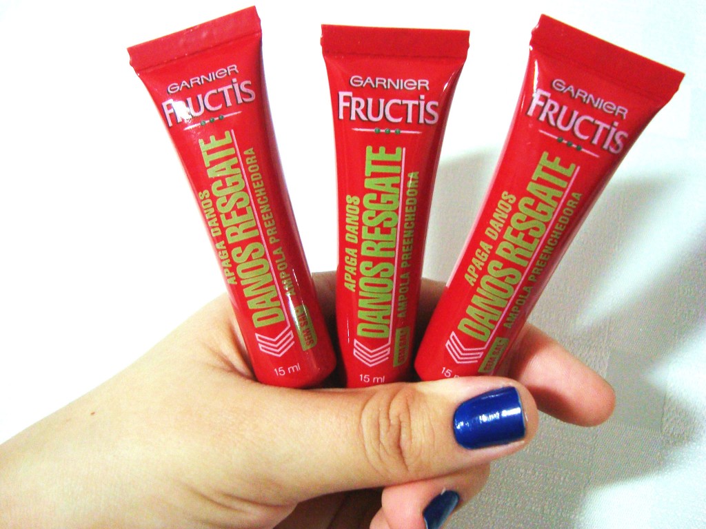 ampolas de tratamento para cabelo - Fructis - Garnier 