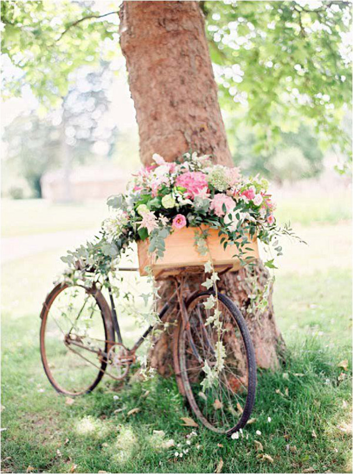bicicleta com flores 